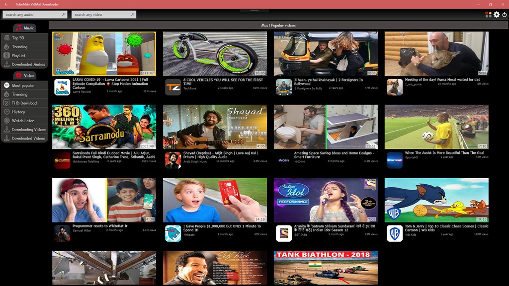 TubeMate Screenshot 1 - Best pictures of the game for Windows PC and other consoles at games2k22.com