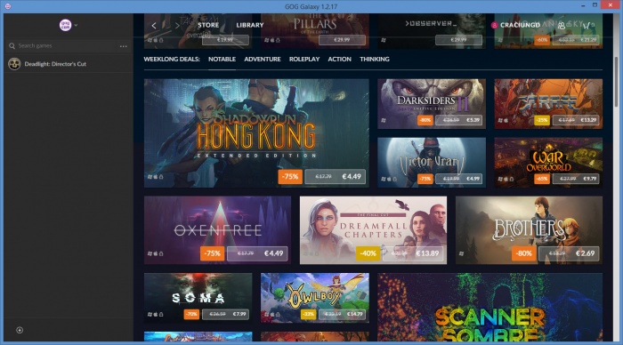 GOG Galaxy Screenshot 1 - Best pictures of the game for Windows PC and other consoles at games2k22.com